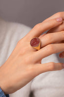 CARNELIAN MICHAEL ARCHANGEL RING