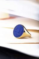LAPIS LAZULI LUTHER ROSE RING