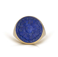 LAPIS LAZULI LUTHER ROSE RING
