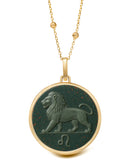 BLOODSTONE LEO NECKLACE