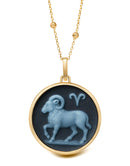 SARDONYX ARIES NECKLACE