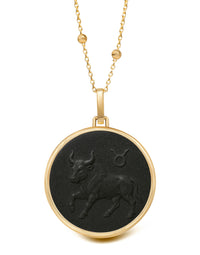 ONYX TAURUS NECKLACE