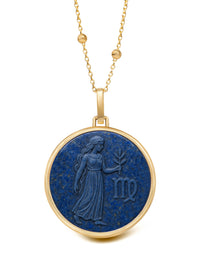 LAPIS LAZULI VIRGO NECKLACE