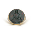 BLOODSTONE BUDDHA RING