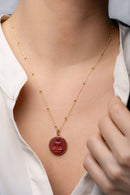 CARNELIAN BUDDHA NECKLACE