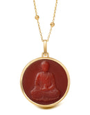 CARNELIAN BUDDHA NECKLACE