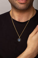 SARDONYX FARAVAHAR NECKLACE