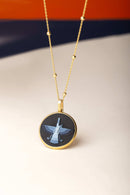 SARDONYX FARAVAHAR NECKLACE