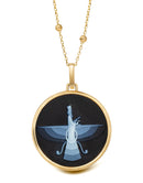 SARDONYX FARAVAHAR NECKLACE