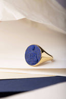LAPIS LAZULI BUDDHA RING