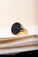 ONYX SAINT GEORGE RING
