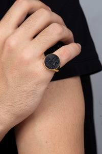 ONYX SAINT GEORGE RING