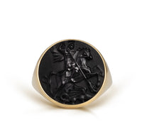 ONYX SAINT GEORGE RING