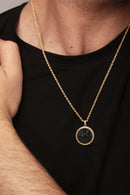 ONYX SAINT GEORGE NECKLACE