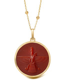 CARNELIAN FARAVAHAR NECKLACE