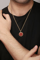 CARNELIAN BUDDHA NECKLACE