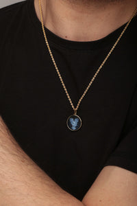 SARDONYX MICHAEL ARCHANGEL NECKLACE