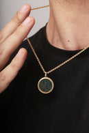 BLOODSTONE AMERICAN EAGLE COIN NECKLACE