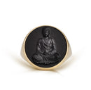 ONYX BUDDHA RING