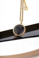 ONYX MICHAEL ARCHANGEL NECKLACE