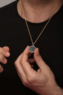 SARDONYX ICXC NIKA CROSS NECKLACE