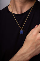 LAPIS LAZULI BUDDHA NECKLACE