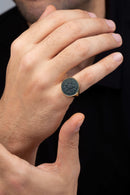 BLOODSTONE LUTHER ROSE RING