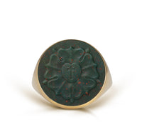 BLOODSTONE LUTHER ROSE RING