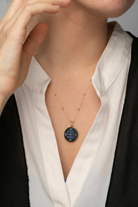 SARDONYX ICXC NIKA CROSS NECKLACE