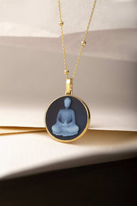 SARDONYX BUDDHA NECKLACE