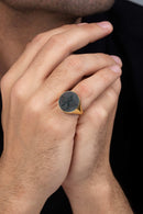 BLOODSTONE FARAVAHAR RING