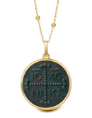 BLOODSTONE ICXC NIKA CROSS NECKLACE