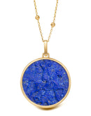 LAPIS LAZULI SAINT GEORGE NECKLACE