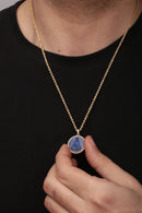 LAPIS LAZULI BUDDHA NECKLACE