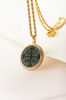 BLOODSTONE ICXC NIKA CROSS NECKLACE