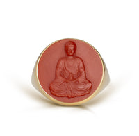 CARNELIAN BUDDHA RING