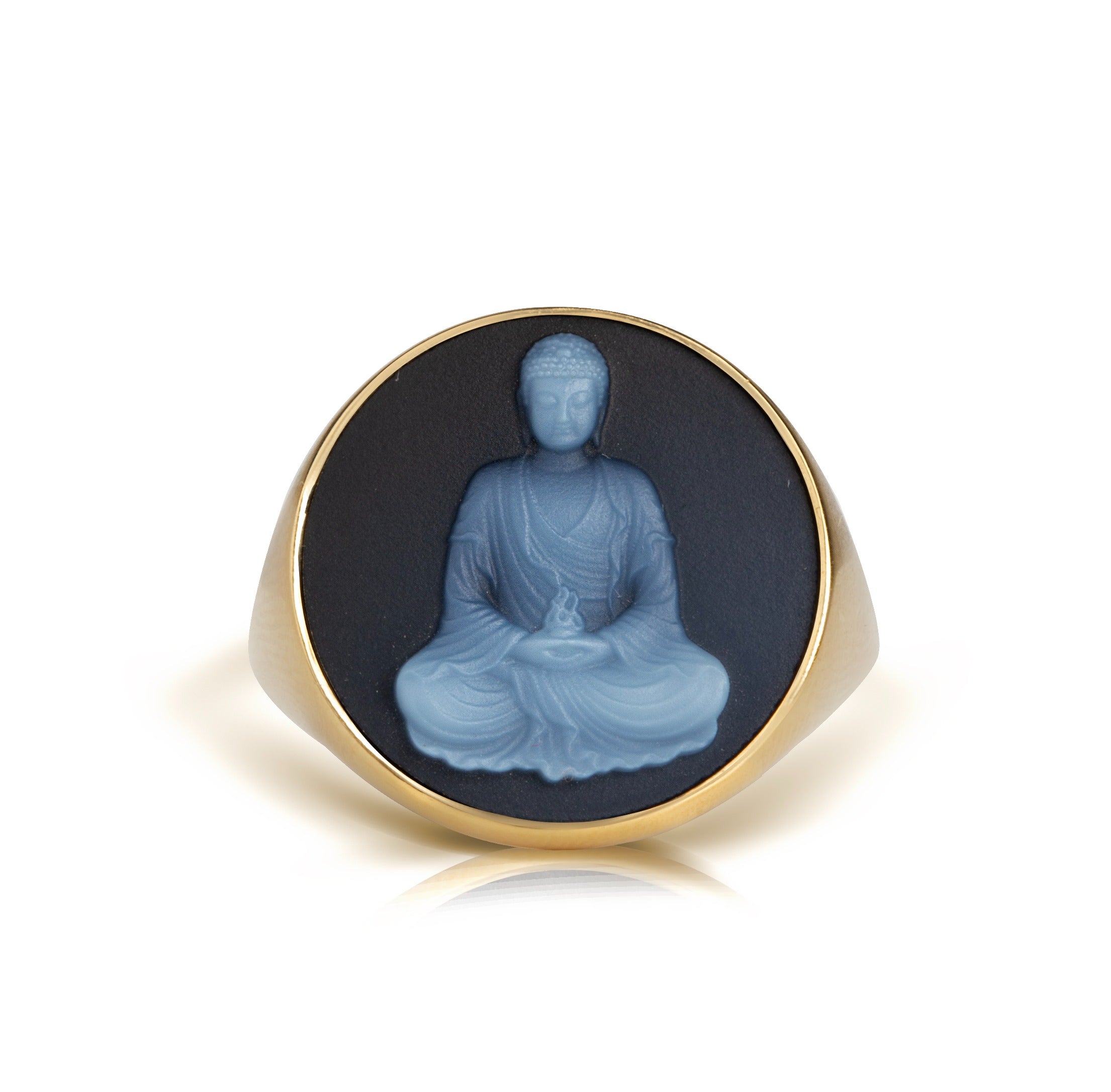 SARDONYX BUDDHA RING