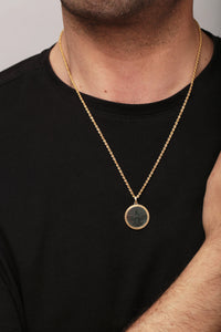 BLOODSTONE FARAVAHAR NECKLACE