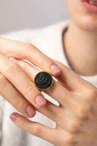 ONYX MICHAEL ARCHANGEL RING