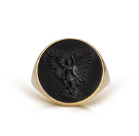 ONYX MICHAEL ARCHANGEL RING