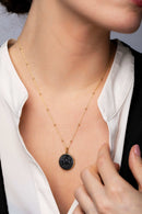 ONYX SAINT GEORGE NECKLACE