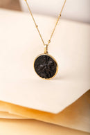 ONYX SAINT GEORGE NECKLACE
