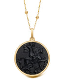 ONYX SAINT GEORGE NECKLACE