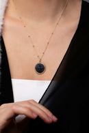 ONYX FARAVAHAR NECKLACE