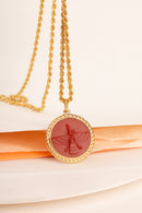 CARNELIAN FARAVAHAR NECKLACE