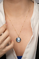 SARDONYX SAINT GEORGE NECKLACE