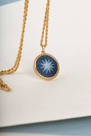 SARDONYX COMPASS NECKLACE