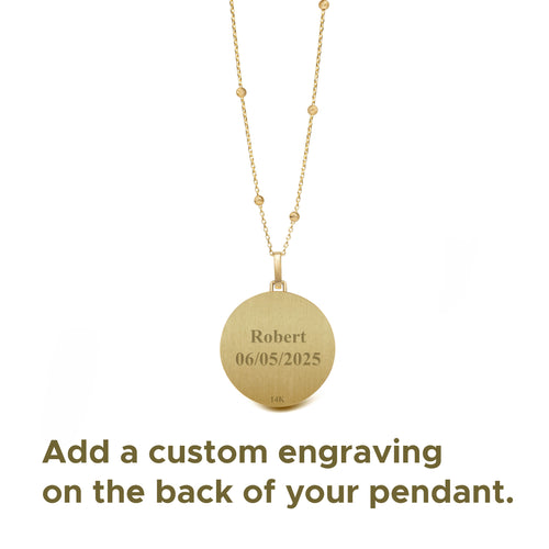 a picture of a necklace with a message on it