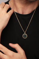 BLOODSTONE THISTLE NECKLACE