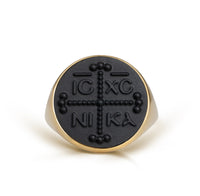 ONYX ICXC NIKA RING